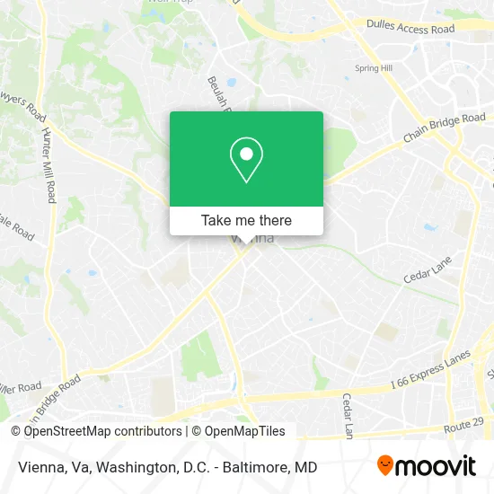 Vienna, Va map