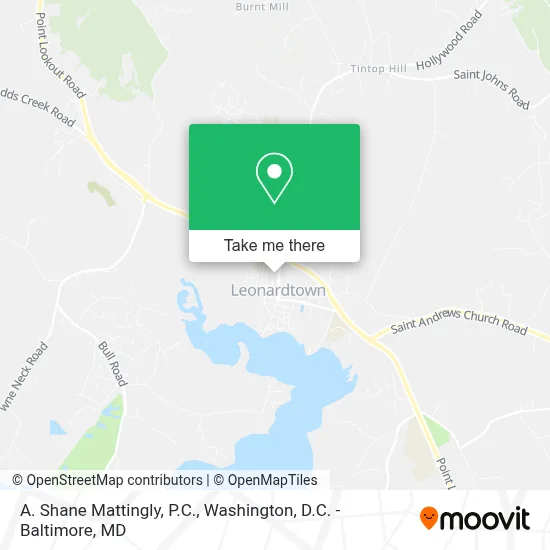 A. Shane Mattingly, P.C. map