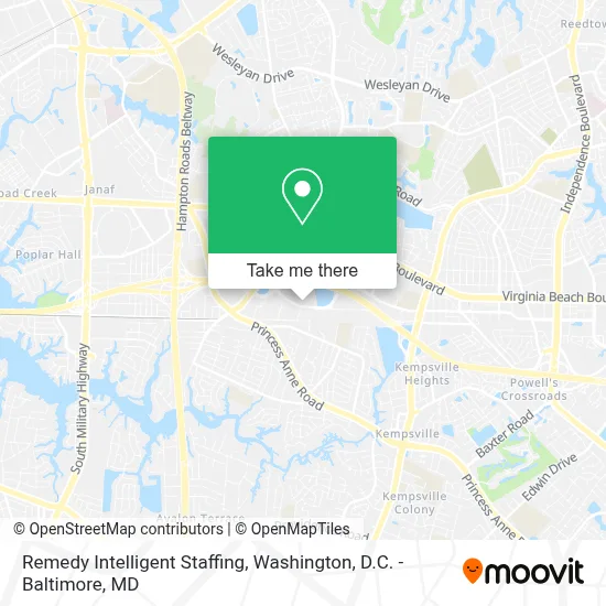 Remedy Intelligent Staffing map