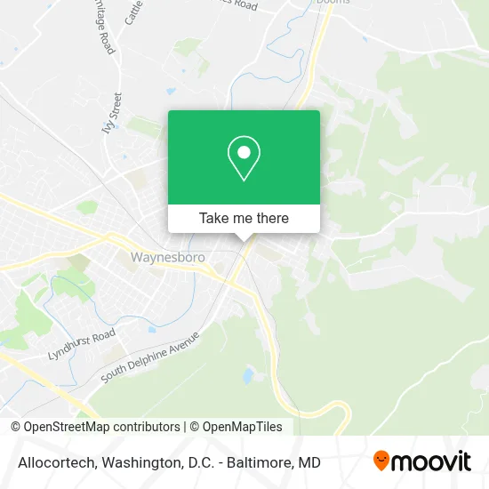 Allocortech map