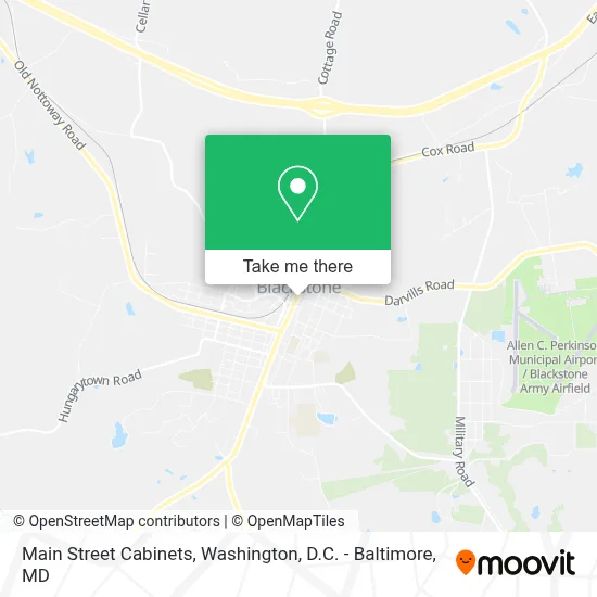Main Street Cabinets map
