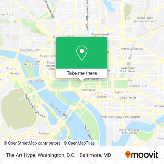 The Art Hype map