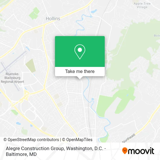 Alegre Construction Group map