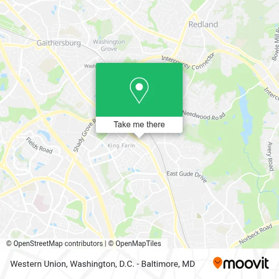 Western Union map