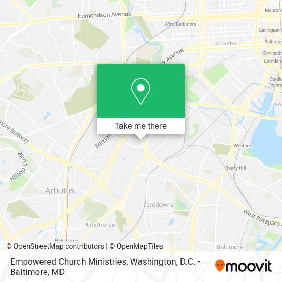 Empowered Church Ministries map