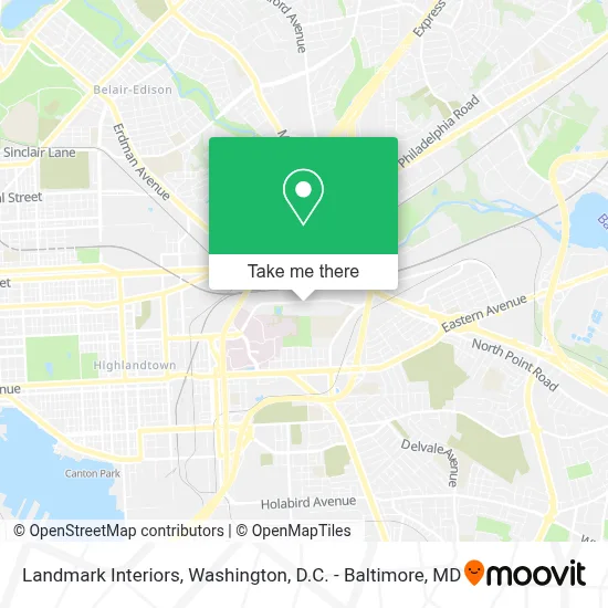 Landmark Interiors map