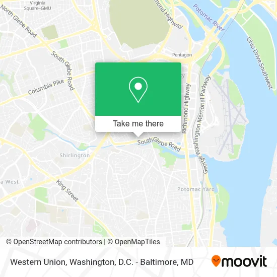 Western Union map