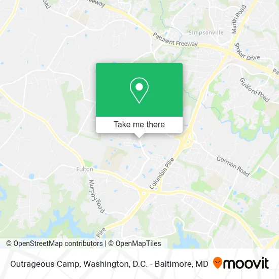 Outrageous Camp map