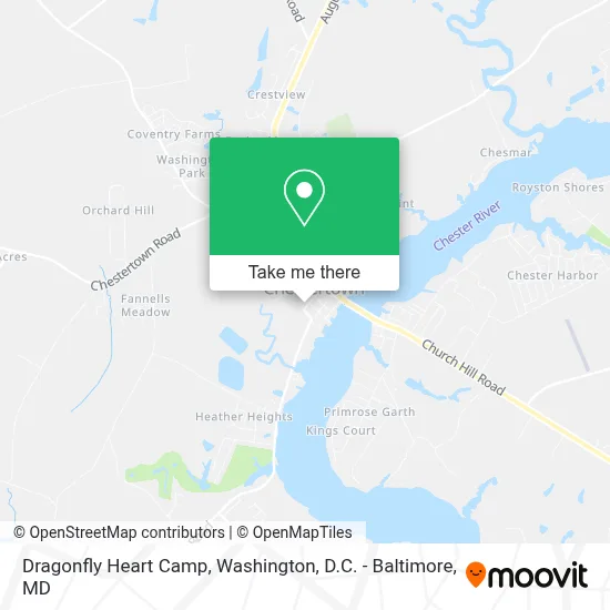 Dragonfly Heart Camp map