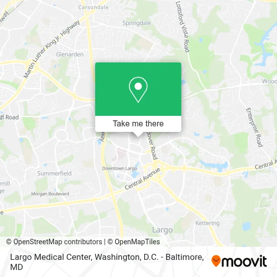 Largo Medical Center map