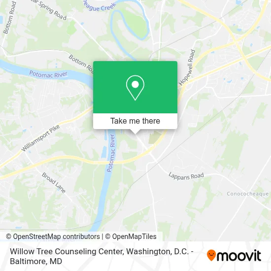 Willow Tree Counseling Center map