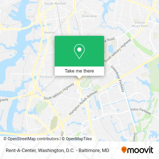 Rent-A-Center map