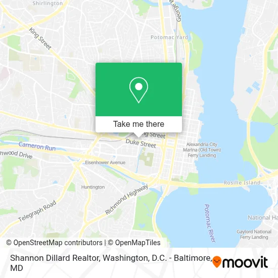 Shannon Dillard Realtor map