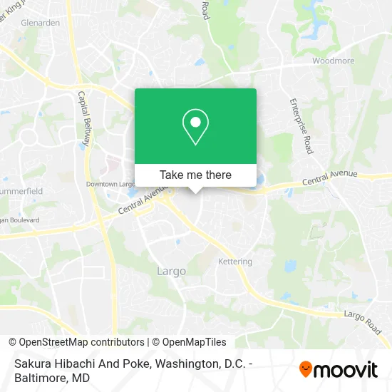 Sakura Hibachi And Poke map