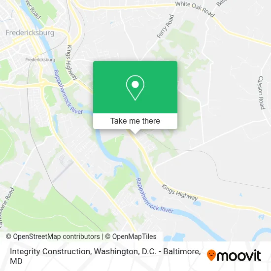Integrity Construction map