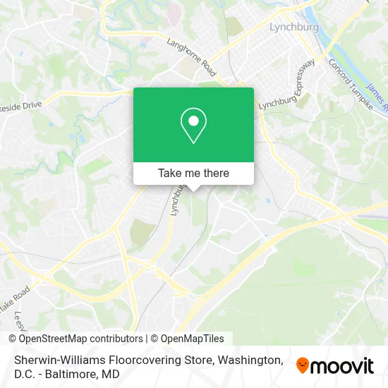Sherwin-Williams Floorcovering Store map
