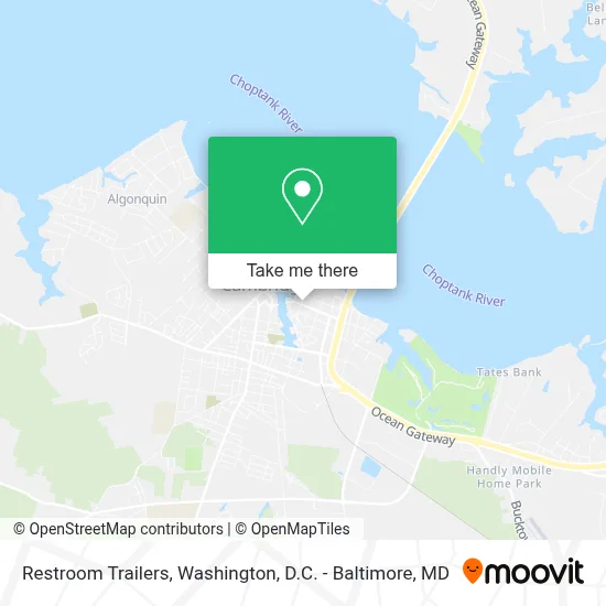 Restroom Trailers map