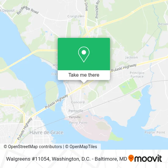 Walgreens #11054 map