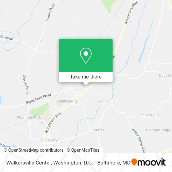 Walkersville Center map