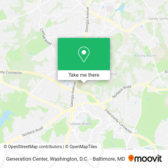 Generation Center map