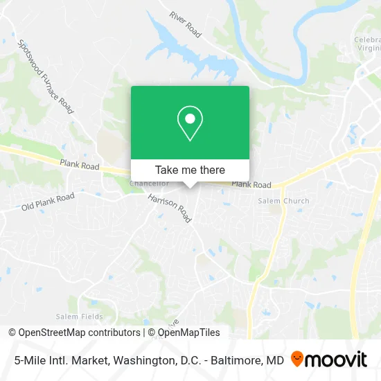 5-Mile Intl. Market map