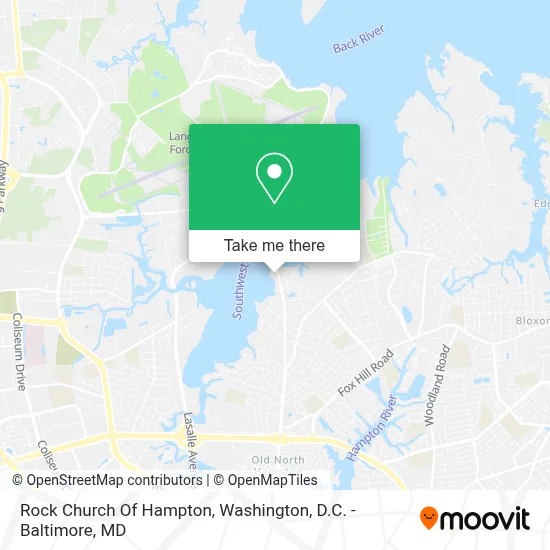 Rock Church Of Hampton map