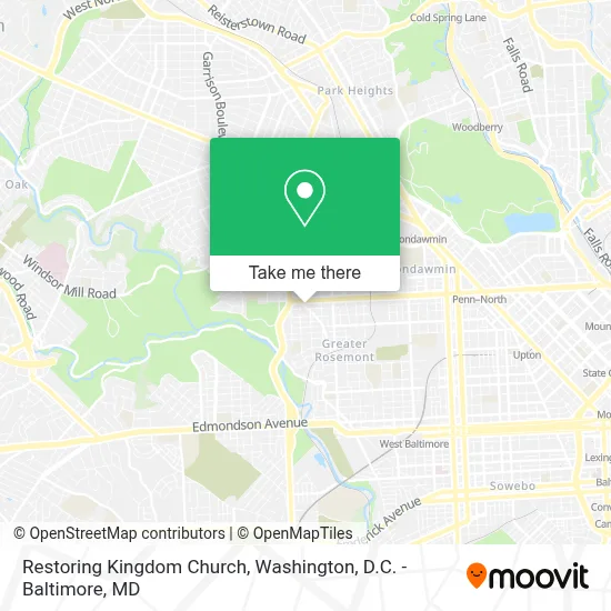 Restoring Kingdom Church map
