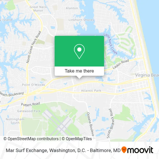 Mar Surf Exchange map