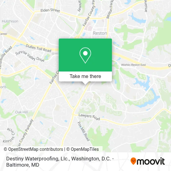 Destiny Waterproofing, Llc. map