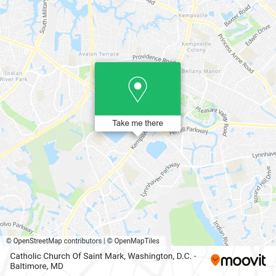 Catholic Church Of Saint Mark map