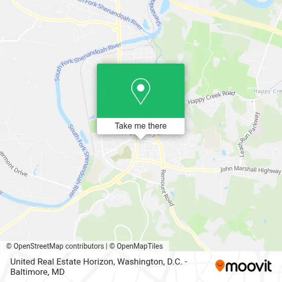 United Real Estate Horizon map