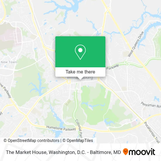 The Market House map