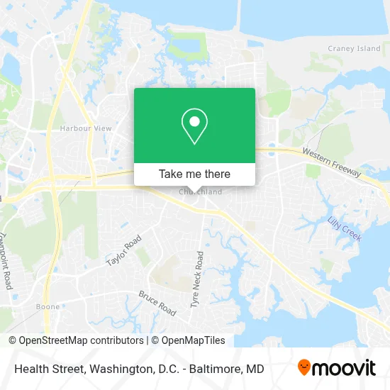 Health Street map