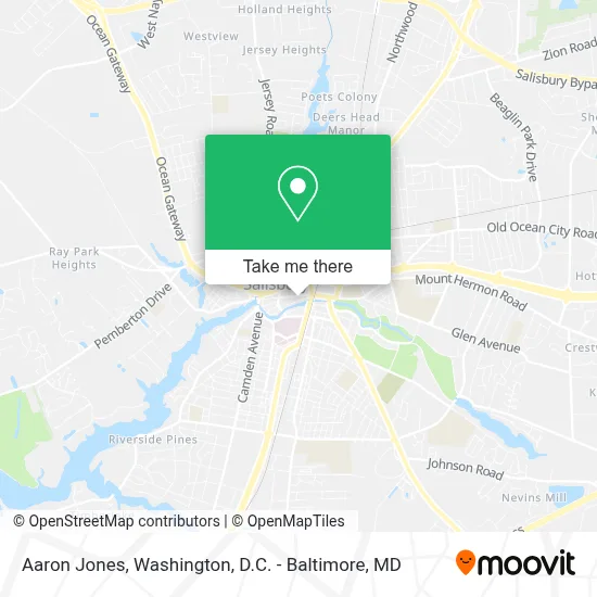 Aaron Jones map