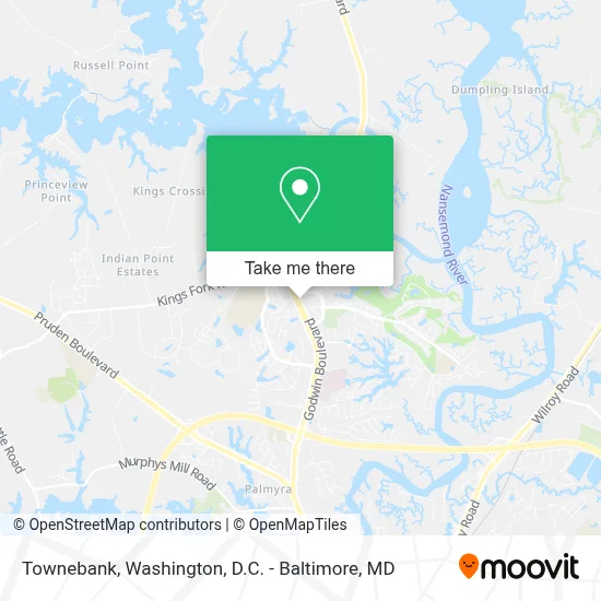 Townebank map