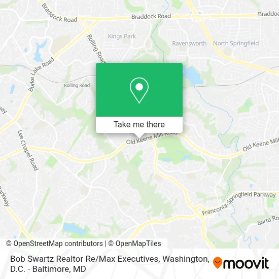 Bob Swartz Realtor Re / Max Executives map