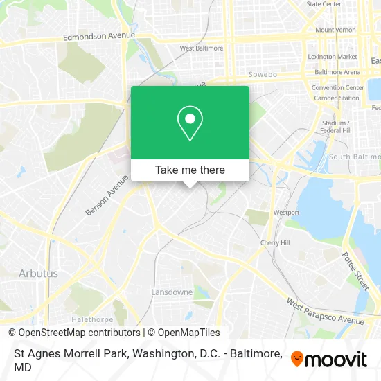 St Agnes Morrell Park map