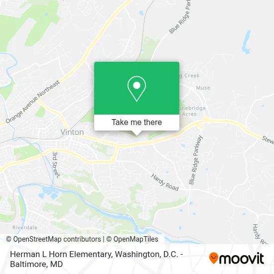 Herman L Horn Elementary map