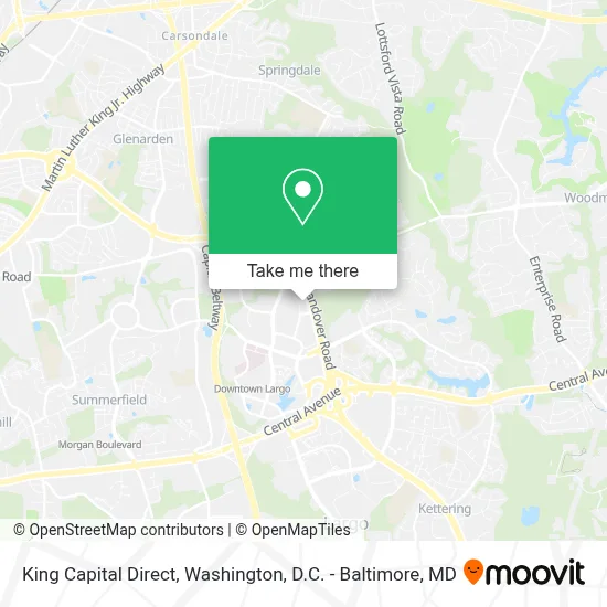 King Capital Direct map