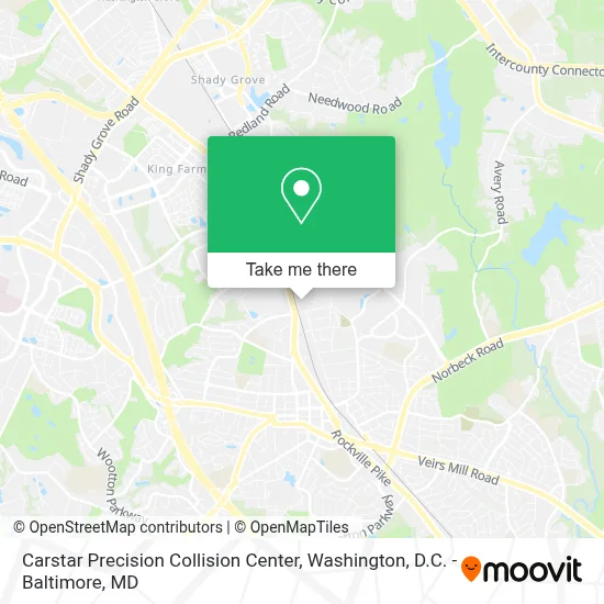 Carstar Precision Collision Center map