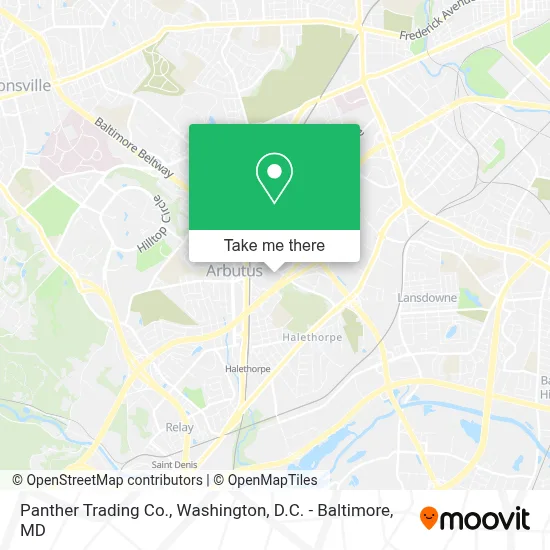 Panther Trading Co. map