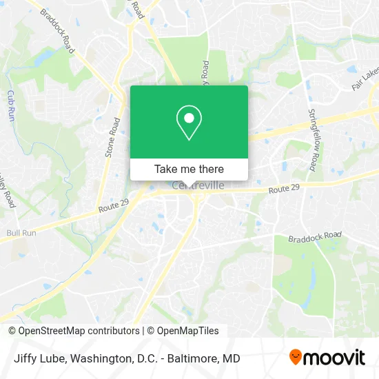 Jiffy Lube map