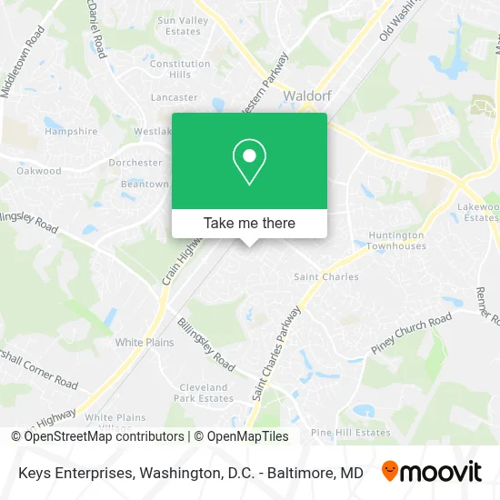 Keys Enterprises map