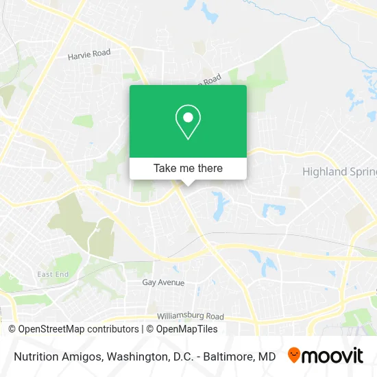 Nutrition Amigos map