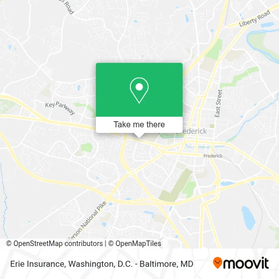 Erie Insurance map