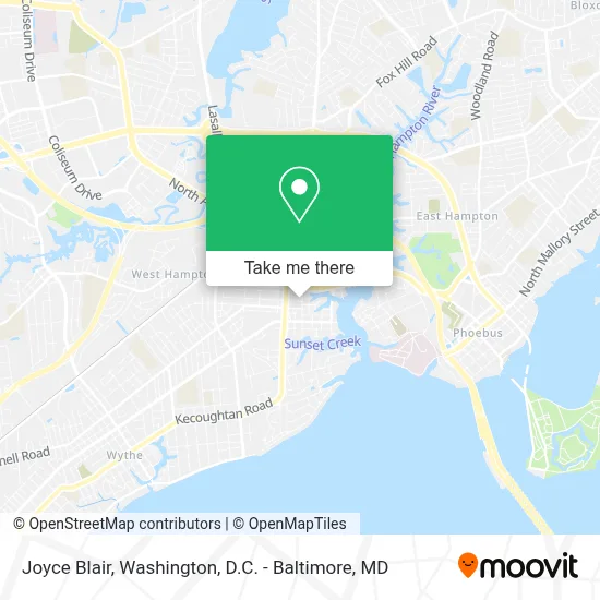 Joyce Blair map