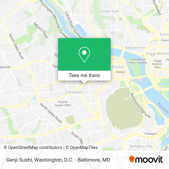 Genji Sushi map