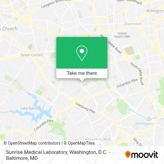 Sunrise Medical Laboratory map