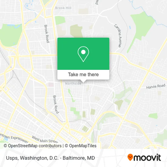 Usps map