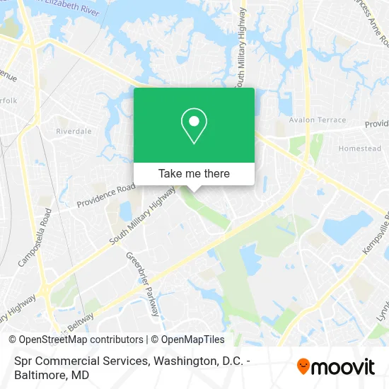 Spr Commercial Services map